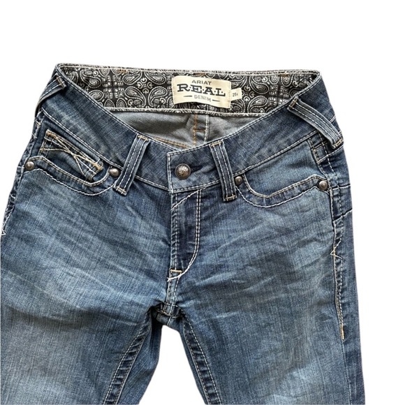 Ariart Real Denim Women’s Mid Rise Boot Cut Jeans size 25s - Picture 3 of 13